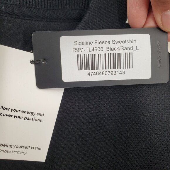 Rebody Active Sideline Fleece Sweatshirt Sweater Top Women Size Large NWT - Picture 8 of 15